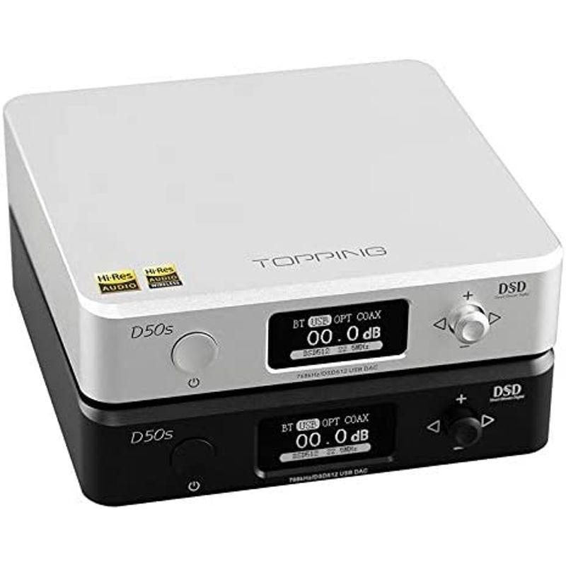 新入荷 TOPPING D50s Bluetooth5.0 デスクトップデコーダー DSD512 32bit / 768kHz 2*ES9038Q2 【V2692036344】(14909円)