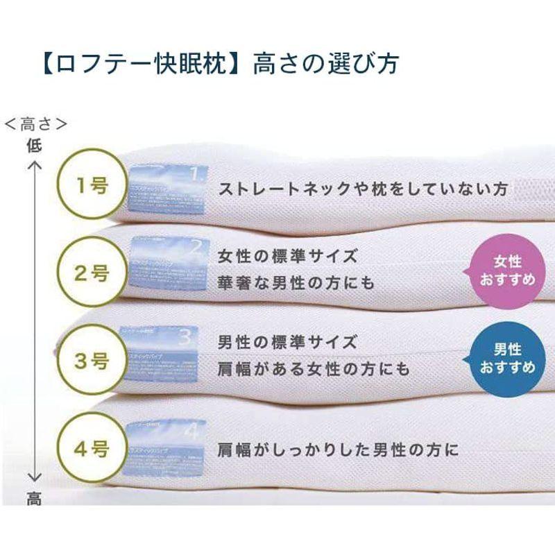 ロフテー枕工房 枕 低反発 快眠枕 低反発炭パイプ ロフテー (LOFTY) か 
