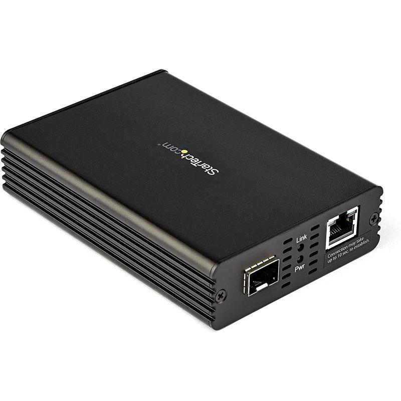光メディアコンバータ 10Gbps対応 オープンSFP スロット搭載 LAN 光ファイバーケーブル変換コンバー