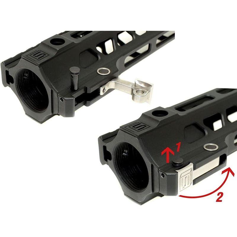 BigDragon M4 SAI タイプ QDシステム 14インチ ショート 355mm ハンドガード SAIリアル刻印 // SAI EM SAI M4 タイプ QDシステム 14インチ ショート 355mm ハンドガード SAIリアル刻印 // EM