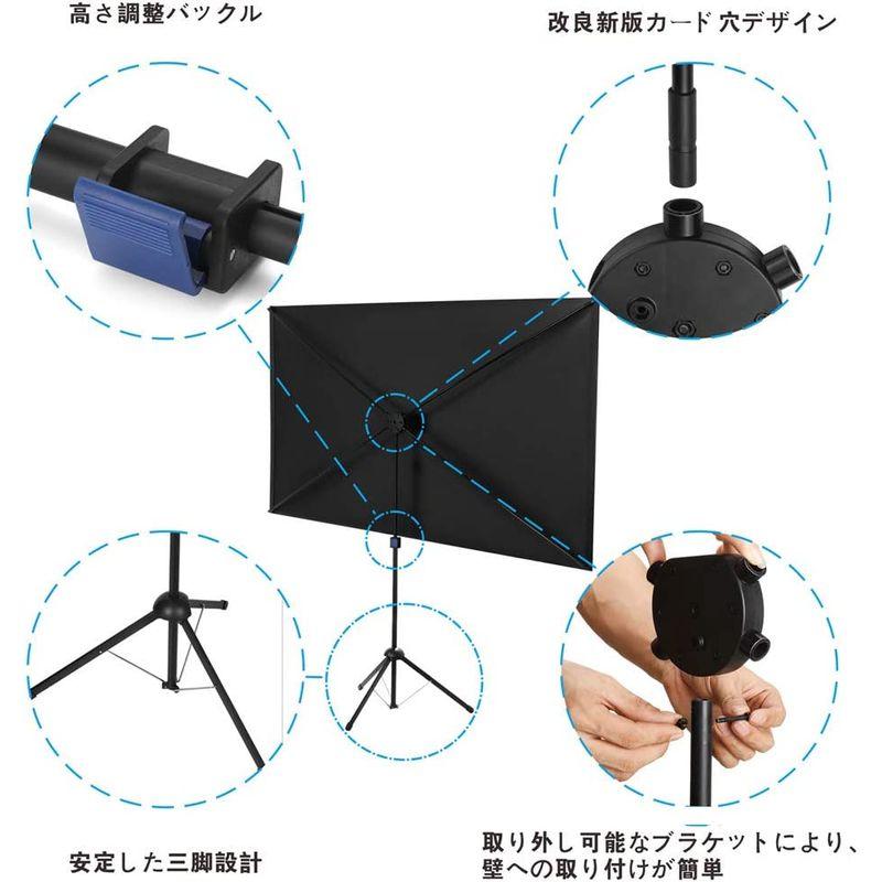 自立式 プロジェクタースクリーン4K対応 三脚式 屋内屋外兼用