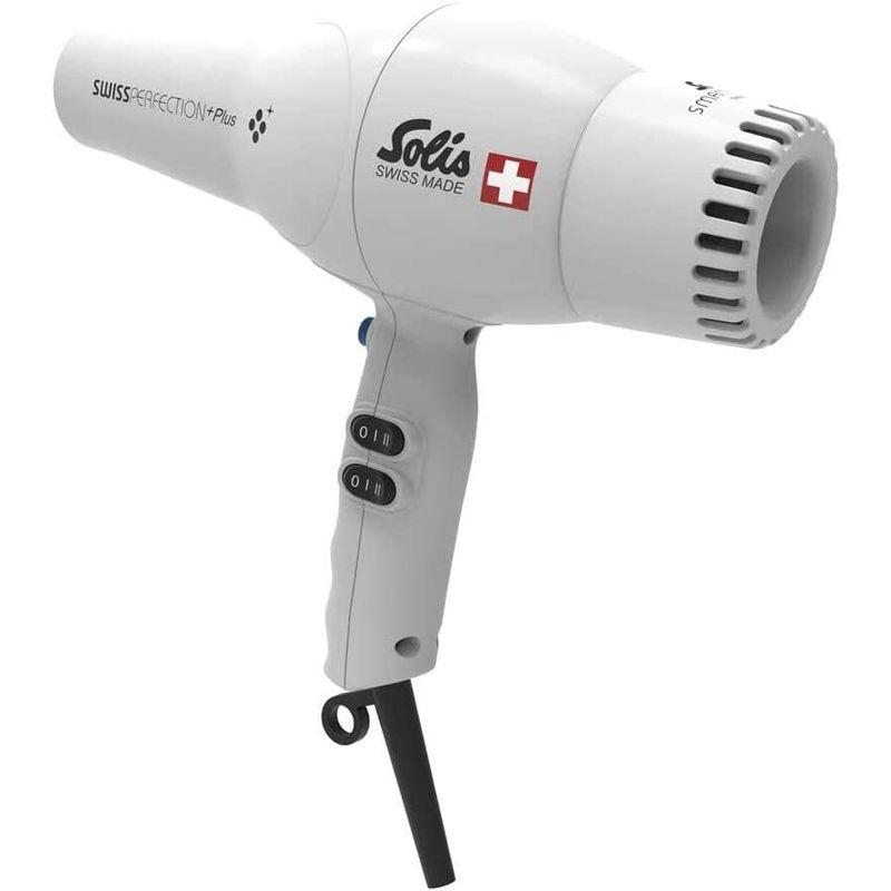 動作確認 ソリス スイスパーフェクションプラス（Solis Swiss Perfection Plus）ヘアドライヤー ホワイト? SD440PLW 【G2441833394】(13525円)