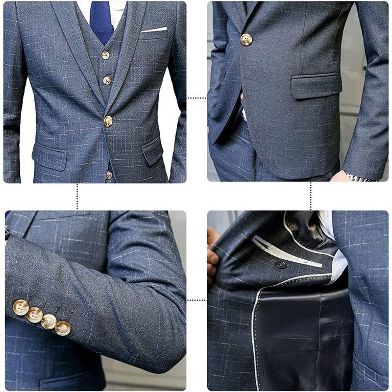 CEEN スリーピース メンズ オシャレ スタイリッシュスーツ ビジネス・パーティー 春秋 スリーピース メンズ オシャレ スタイリッシュスーツ ビジネス パーティー 春秋