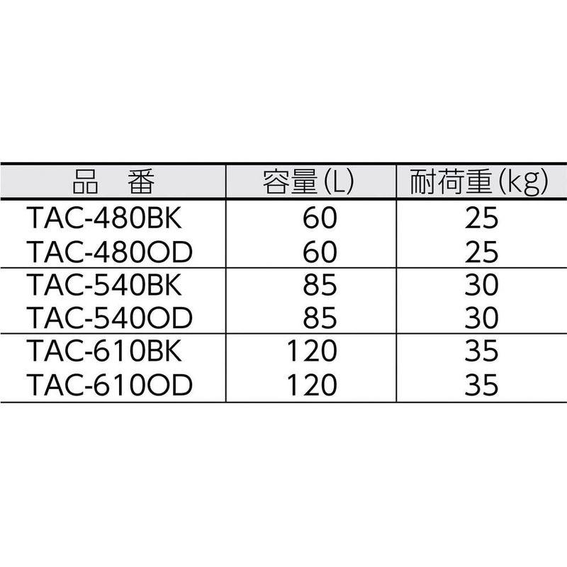 TRUSCO(トラスコ)　万能アルミ保管箱　オリーブドラブ　543X410X457　TAC-540OD