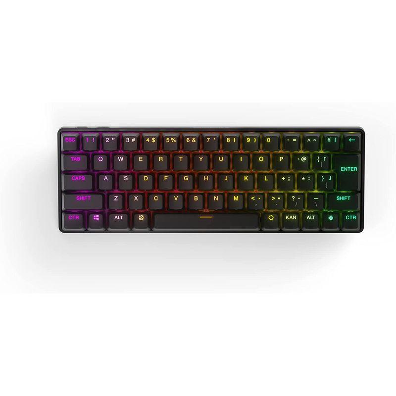 【値下げ】 SteelSeries ゲーミングキーボード ミニサイズ Apex Pro Mini Wireless US 無線 ワイヤレス 英語配列 Q 【R7342974202】(26267円)