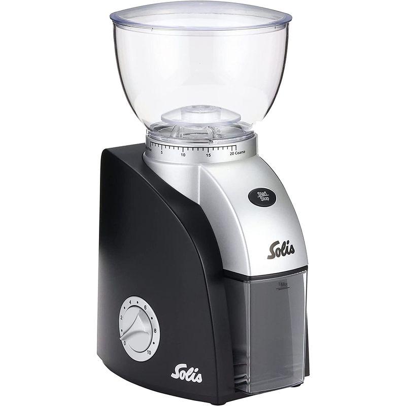 ソリス スカラプラス （Solis Scala Plus Coffee Grinder）コーヒーグラインダー ブラックシルバー SK1661｜moaa-2-store｜09