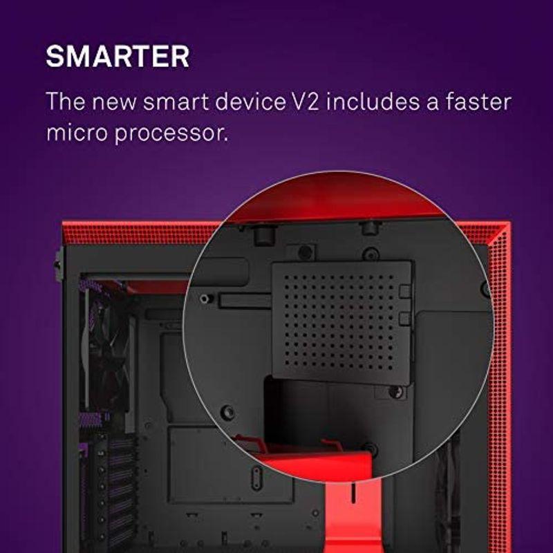 NZXT H710i Black & RED ミドルタワーPCケース E-ATX 対応 強化ガラスモデル スマートデバイス搭載モデル CA- H710i Black RED ミドルタワーPCケース ATX 対応 強化ガラスモデル スマートデバイス搭載モデル CA