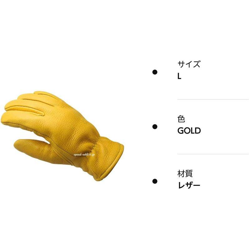 コンパクトキーボード CHURCHILL GLOVE（チャーチルグローブ）裏地付 GOLD L