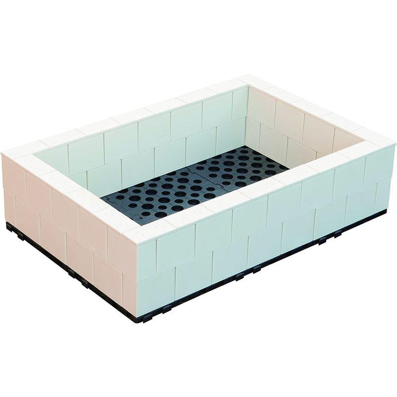 システムファーム（組立て式花壇・菜園） 60cm×90cm×2段 セット アイボリー アイボリー 組立て式花壇 菜園 60cm×90cm×2段 セット