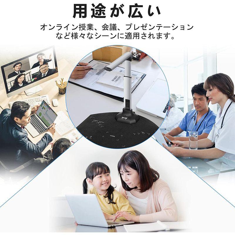 INCLAKE スキャナー ドキュメントスキャナー ブックスキャナー 1200万画素 非破壊 最大A3サイズ USB書画カメラ 多言語OCR スキャナー ドキュメントスキャナー ブックスキャナー 1200万画素 非破壊 最大A3サイズ USB書画カメラ 多言語OCR