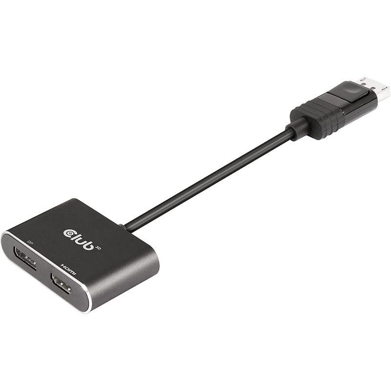 Club 3D MST ハブ DisplayPort 1.4 to DisplayPort + HDMI 4K60Hz オスメス デュアル｜moaa-2-store｜05