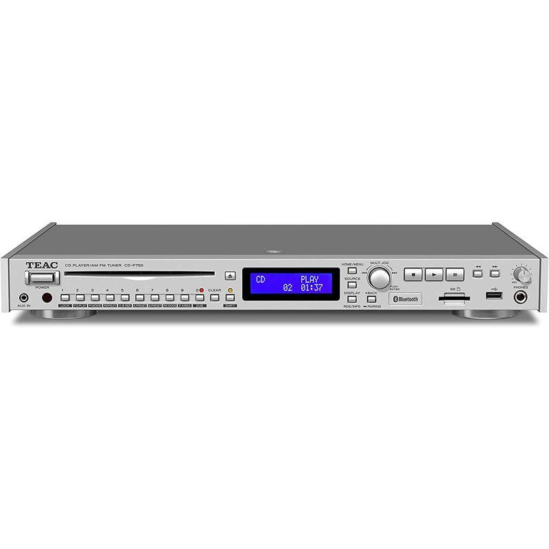 TEAC(ティアック) CD-P750-S シルバー CDプレーヤー/AM・FMチューナー Bluetooth SDカード/USBメモリー再｜moaa-2-store｜04