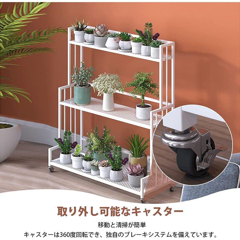 フラワースタンド プランタースタンド 花台 3段 ガーデンラック 屋外/室内 植木鉢 園芸ラック おしゃれ 観葉植物棚 幅90cm ガーデン プランタースタンド 花台 3段 ガーデンラック 屋外/室内 植木鉢 園芸ラック おしゃれ 観葉植物棚 幅90cm ガーデン