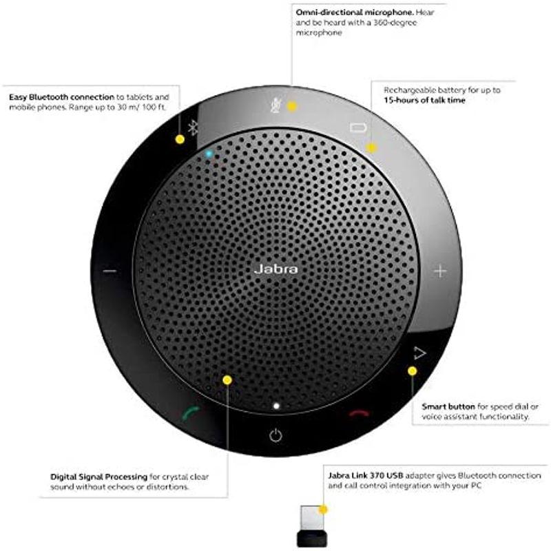 JABRA USB・Bluetooth接続対応 スピーカーフォン USBドングル付 JABRA SPEAK 510+ MS 7510-309｜moaa-2-store｜07