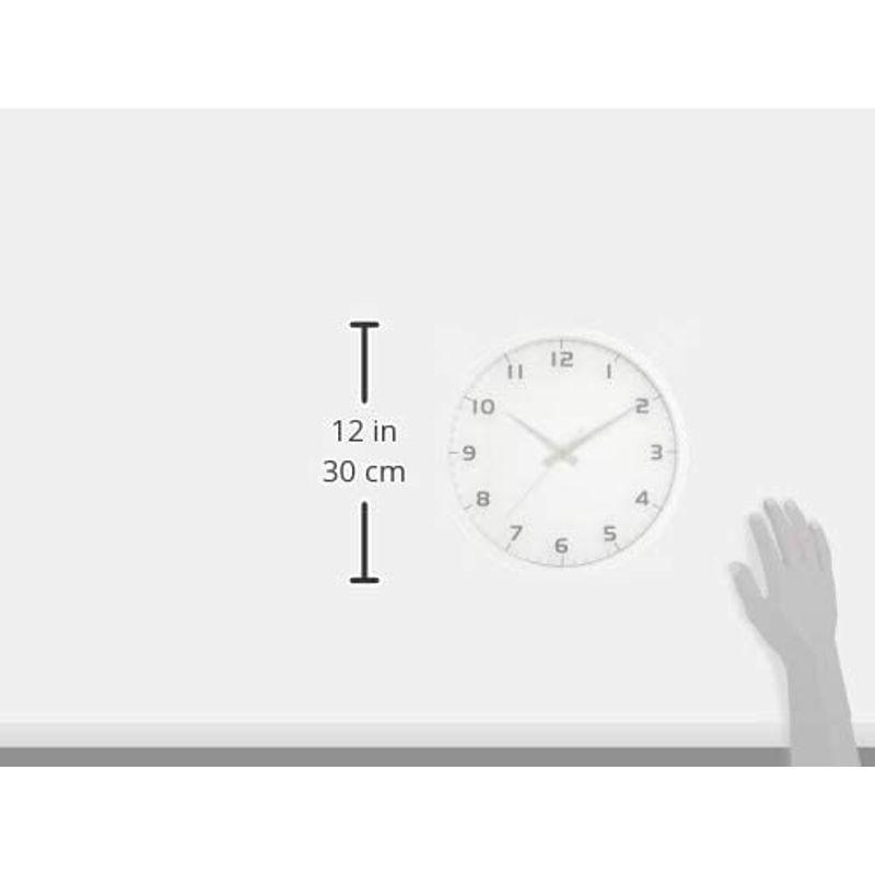 特売モデル レムノス 電波時計 アナログ ABS樹脂 ホワイト nine clock LC08-14W WH Lemnos