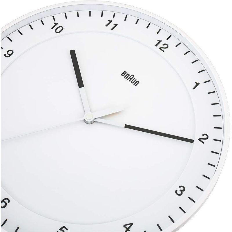 完成品 ブラウン BRAUN 時計 掛け時計 BC17W ホワイト White Classic Large Analogue Wall Clock