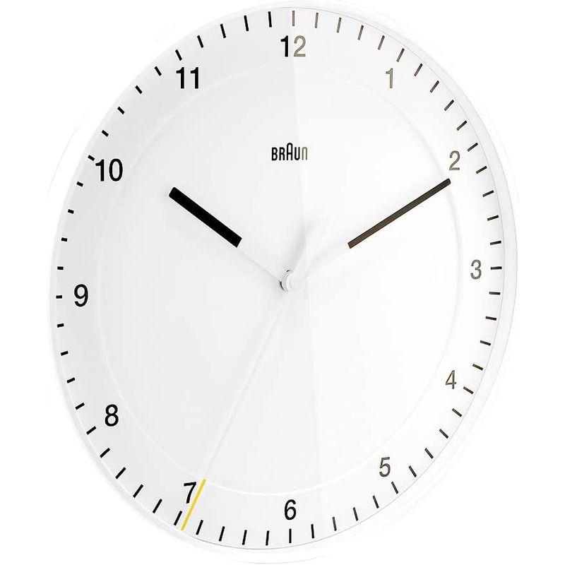 完成品 ブラウン BRAUN 時計 掛け時計 BC17W ホワイト White Classic Large Analogue Wall Clock