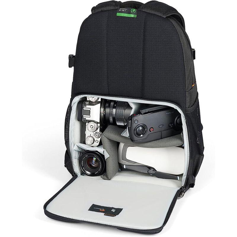 Lowepro カメラリュック アドベンチュラ BP 150 III GRL バックパック サステナブル素材採用グリーンラインシリーズ 10｜moaa-2-store｜03