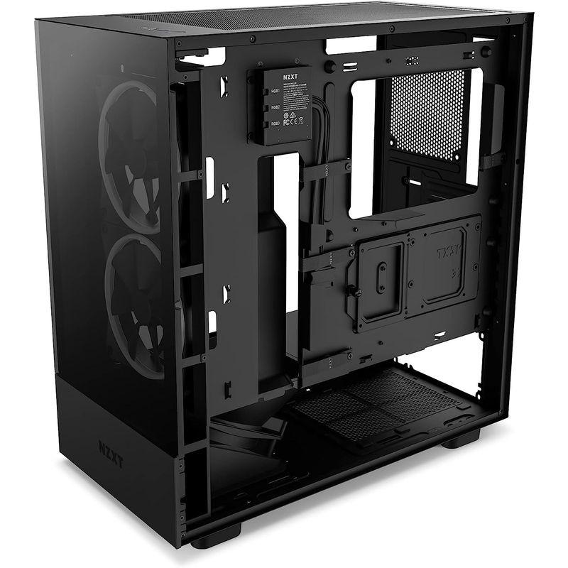 NZXT H5 ELITE ミドルタワー PCケース Black フロントガラスパネル・RGBコントローラー搭載モデル CC-H51EB-0｜moaa-2-store｜12