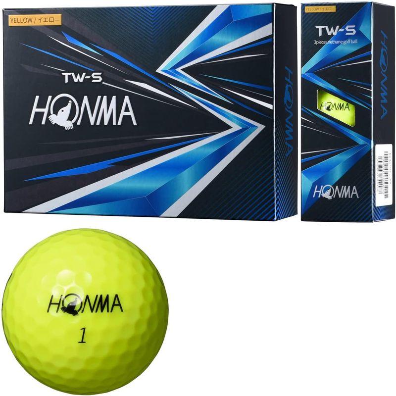 本間ゴルフ HONMA ボール TW-S ボール 2021年モデル 3ダースセット 3ダース(36個入り) イエロー｜moaa-2-store｜02