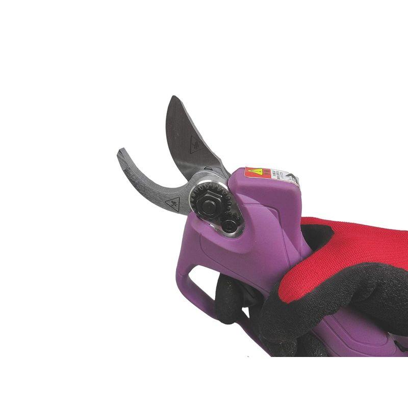 アルミス(Alumis) リチウムイオン充電式電動剪定はさみ 枝切っ太郎 パープル ASH-25M Alumis リチウムイオン充電式電動剪定はさみ 枝切っ太郎 パープル ASH 25M