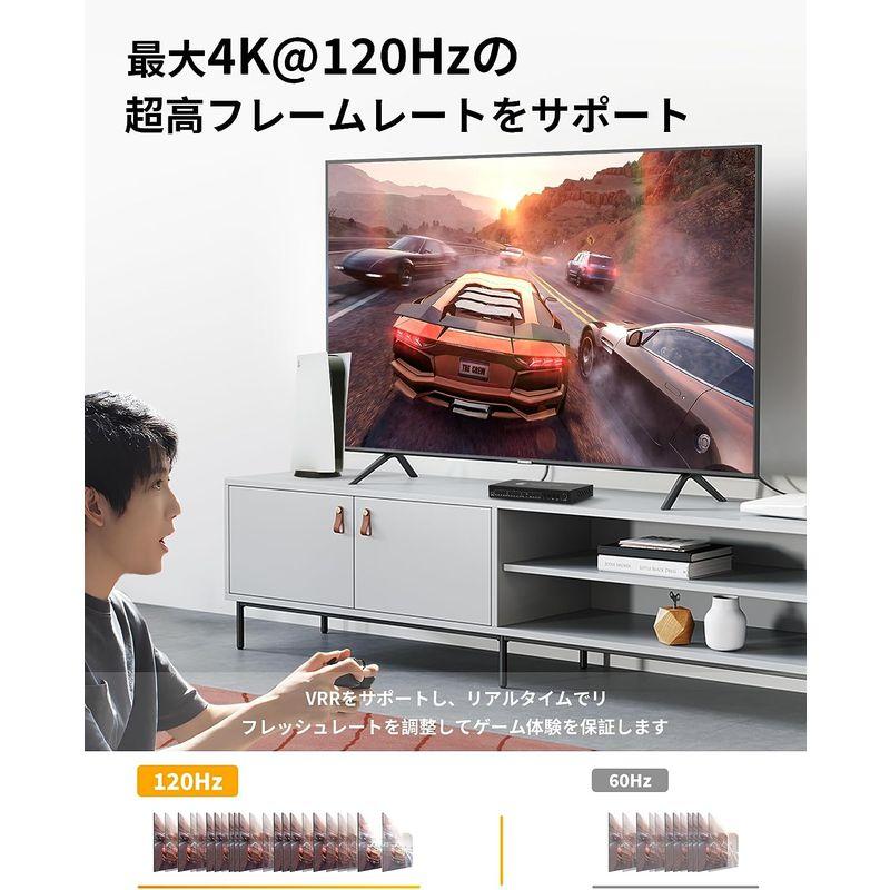 人気満点
 avedio links 8K 価格.com HDMI2.1マトリックス4入力2出力 hdmi 4K120Hz - HDMI切替器 AVアクセサリ 音声分離/ARC機能搭載 links 光デジタル HDMI2.1マトリックス4入力2出力 テレビ、映像機器 2