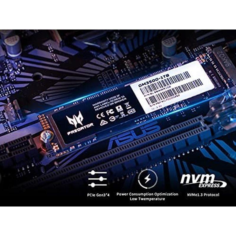 Acer Predator SSD GM3500 M.2 NVMe PCIe Gen 3 4 1TB｜moaa-2-store｜02