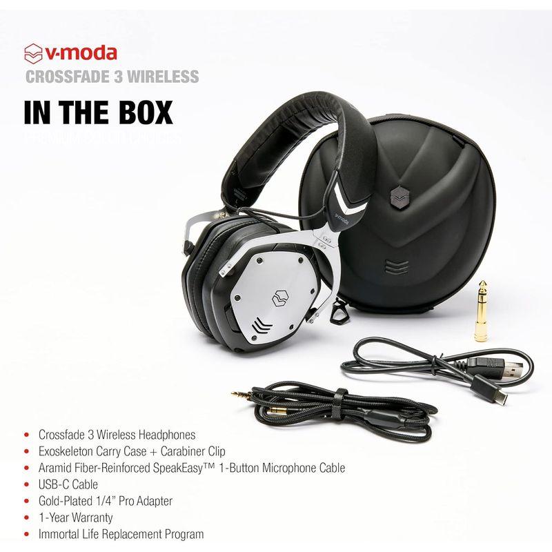 V-MODA Crossfade 3 Wireless XFBT3-MTBK Bluetoothワイヤレスヘッドホン マットブラック｜moaa-2-store｜06