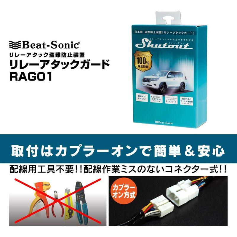 Beat-Sonic リレーアタック防御装置「シャットアウト」RAG01 電波遮断 リレーアタックによる車の盗難防止 アルファード/ヴェルフ｜moaa-2-store｜07