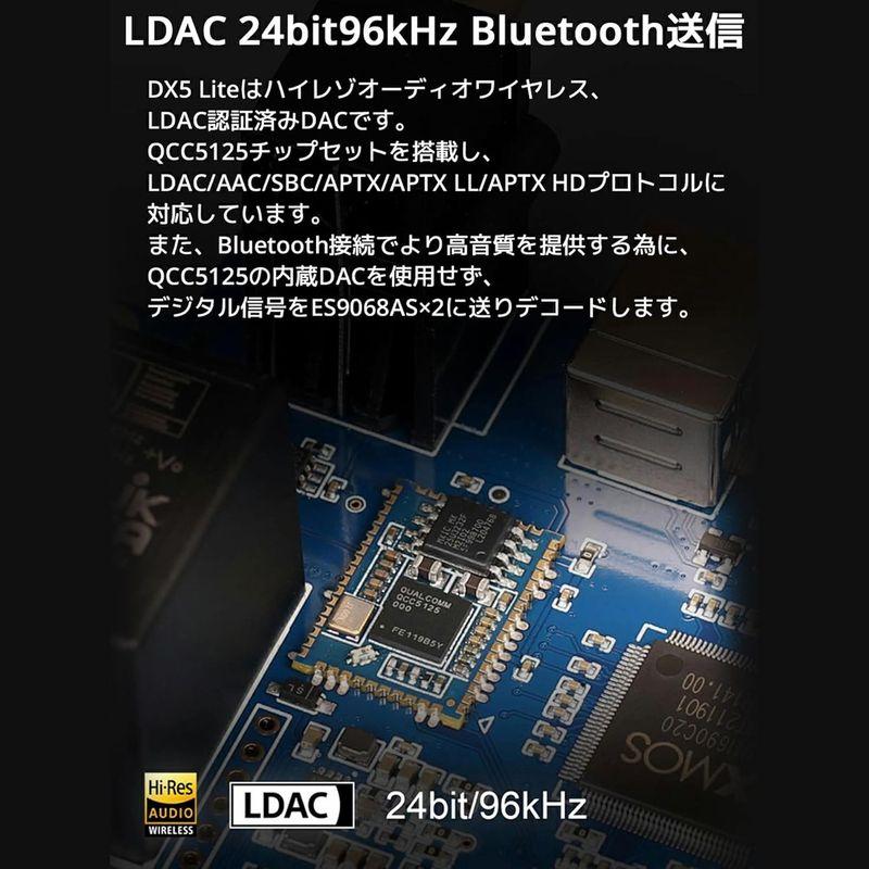 値下げ中 TOPPING DX5 Lite 新登場DAC ヘッドホンアンプ フルバランス オーディオデコーダー ES9068AS*2 NFCA USB