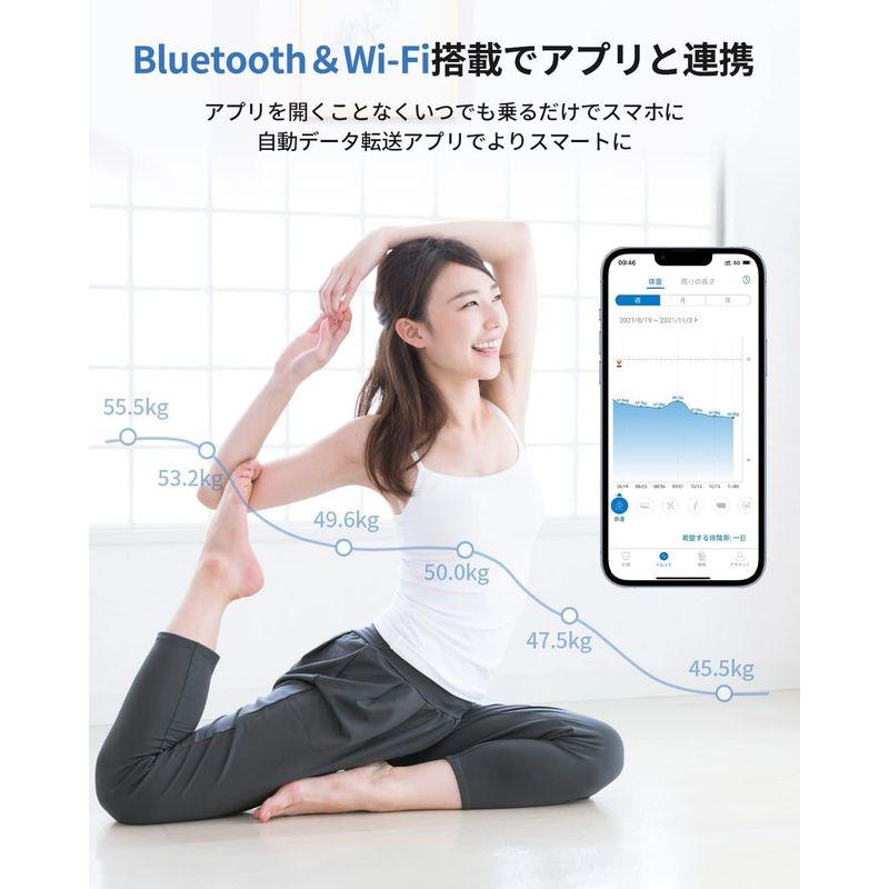 RENPHO レンフォ 体重計 体脂肪計 スマホ連動 第二世代 Wi-Fi/Bluetooth対応 ITO技術採用 体組成計 高精度 専用ア｜moaa-2-store｜03