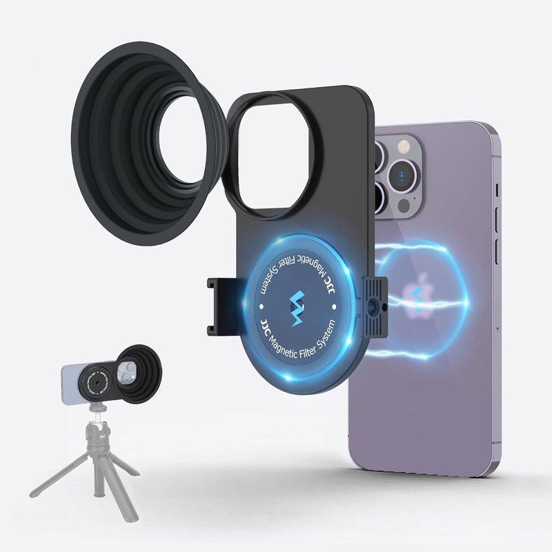 JJC 磁気 Magsafe レンズフィルター アダプター + レンズフード アクセサリーキット MagSafe iPhone 15 Pro｜moaa-2-store｜08