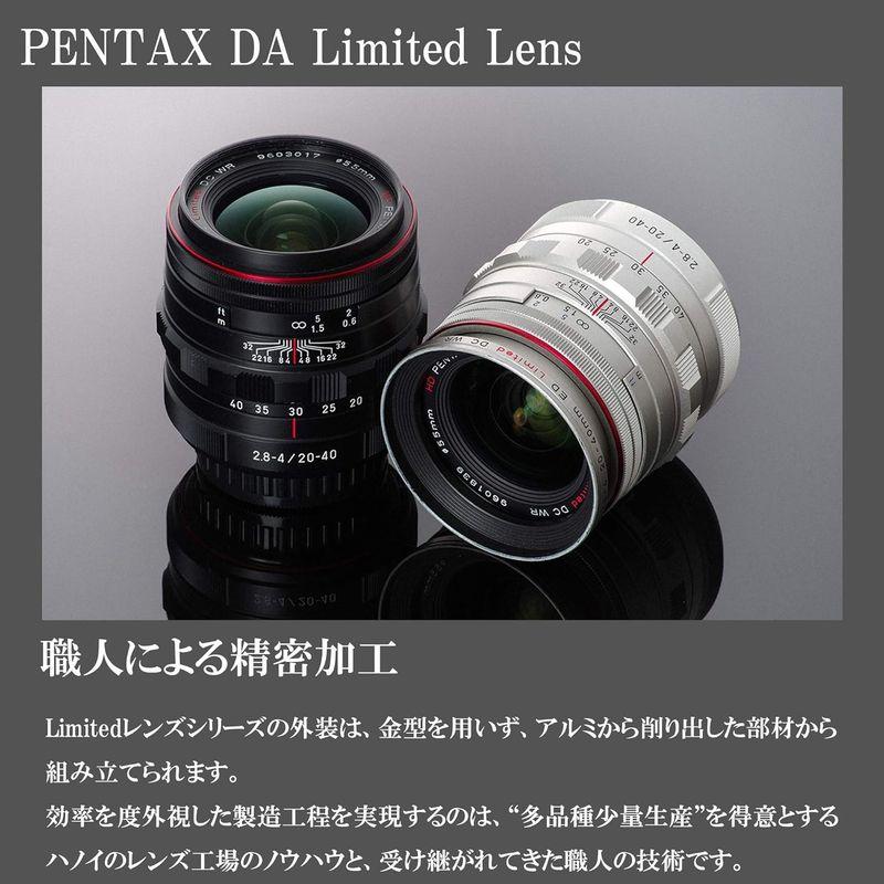 HD PENTAX-DA 20-40mmF2.8-4ED Limited DC WR ブラック 標準ズームレンズ APS-Cサイズ用高品位リ｜moaa-2-store｜06