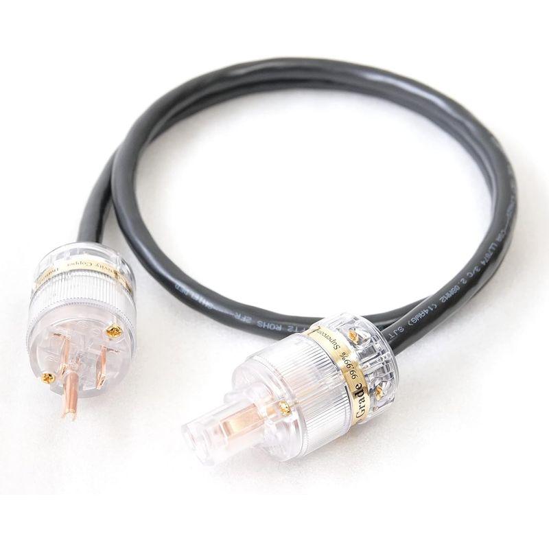 ONKODO 19364 純銅プラグ 電源ケーブル (Ti2000-8055) (0.5m)