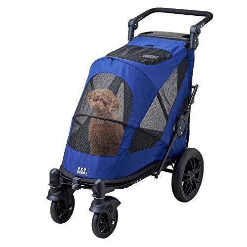 【OFT】 PGソフトカート（ネイビー） ミニ ペット バギー ペットカート 折りたたみ ワンタッチ開閉 犬 小型 中? PGソフトカートmini 幅54 折りたたみ時 約