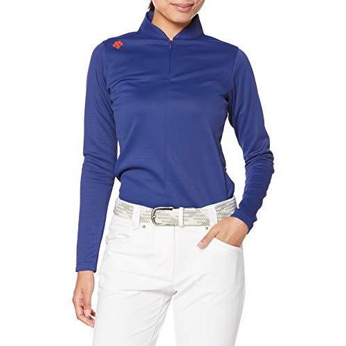 デサントゴルフ 日本 長袖シャツ Dgwqjb02 M レディース Nv00 ネイビー レディースウエア 日本 日本サイズm相当 M A B05cfbqv モアア商店2