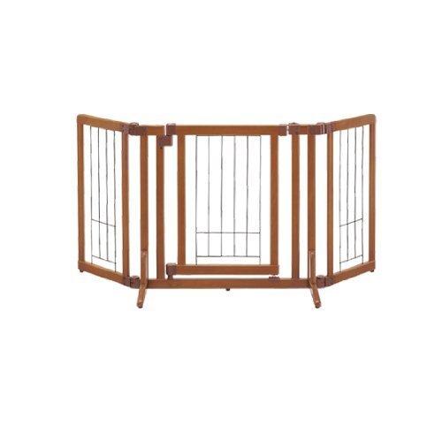リッチェル ペット用 木製おくだけドア付ゲート S ブラウン S サイズ 
