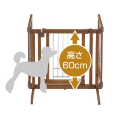 リッチェル ペット用 木製おくだけドア付ゲート S ブラウン S サイズ 