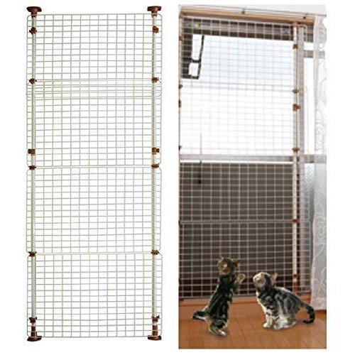 マルカン 猫網戸脱走防止フェンス L サイズ