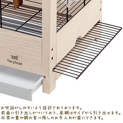 ファープラスト 鳥かご ジュリエッタ 4 ブラック 小型鳥用 