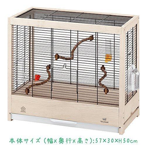 ファープラスト 鳥かご ジュリエッタ 4 ブラック 小型鳥用 