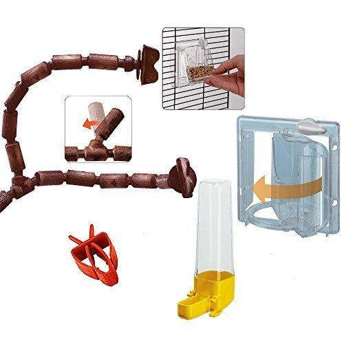 ファープラスト 鳥かご ジュリエッタ 4 ブラック 小型鳥用 