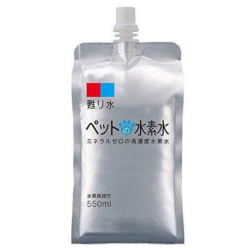 お歳暮 ペットの水素水 ペットの水素水 アルミパウチ 40本 550ml 甦り水 犬用品