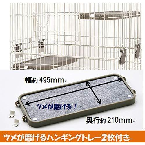 【値下げ中】 マルカン キティケージ 1000 グレー 猫用 【2305454641】(12775円)