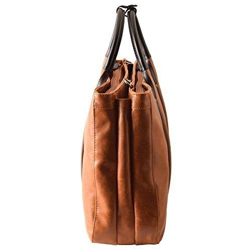 (バジェックス )BAGGEX VINTAGE ヴィンテージ ビジネストートバッグ B4 3層式 23-5459 (オレンジ) 