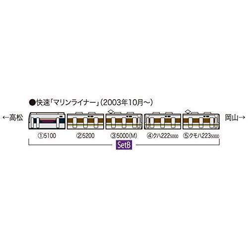 ブランド TOMIX Nゲージ 223 5000系・5000系近郊電車 マリンライナー セットB 5両 98260 鉄道模型 電車 【B2605535114】(14438円)