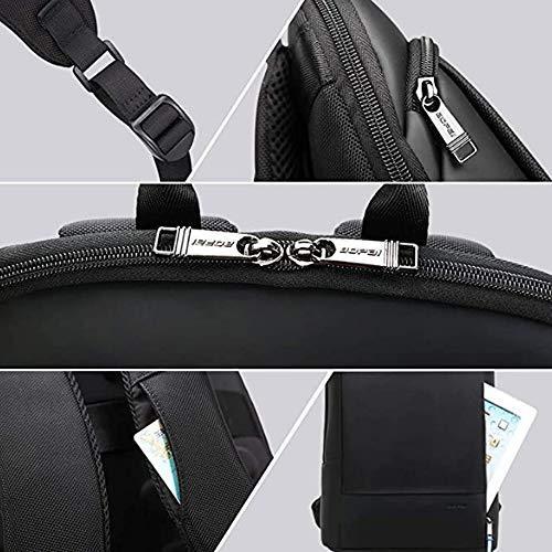 BOPAIリュックメンズ 本革 防水USB充電ポート付き ビジネスリュック