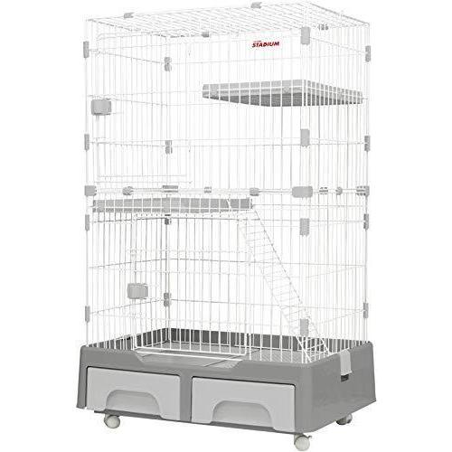 安いそれに目立つ Neolead キャットケージ トイレ収納型 2段 猫ケージ ペットケージ キャスター付き Nl Cgt2lg ライトグレー 即発送可能 Immortalsindia Com