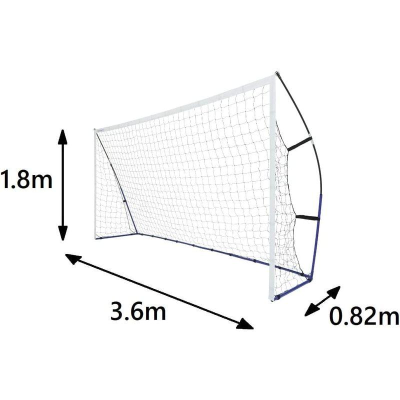 REFREEZE(リフリーズ) ポータブル サッカーゴール 3.6×1.8m 収納バッグ付き サッカー フットサル ゴール 試合 練習 トレ 6×1 リフリーズ ポータブル サッカーゴール 8m 収納バッグ付き サッカー フットサル ゴール 試合 練習 トレ サイズ