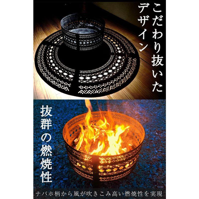 FUTUREFOX 焚火台 ナバホ柄 焚き火台 焚き火 キャンプ 分離式 五徳・収納袋付き 収納袋付き FUTUREFOX 焚火台 ナバホ柄 焚き火台 焚き火 キャンプ 分離式 五徳 FUTURE サイズ 5cm